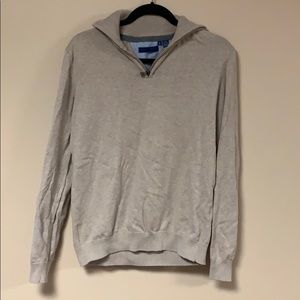 Mens Beige Pullover Sweater